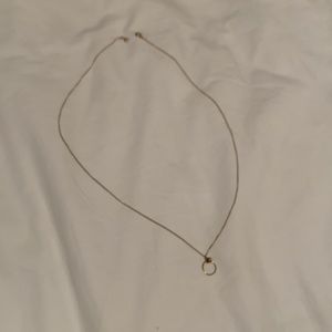 Dogeared Gold Circle 18 inch necklace